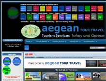 Tablet Screenshot of flights.aegeantourtravel.com