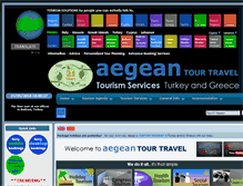 Tablet Screenshot of cruises.aegeantourtravel.com